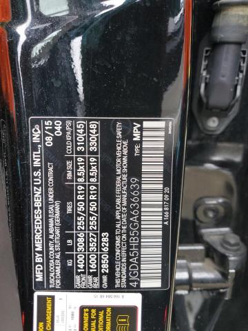 4JGDA5HB5GA636639 Mercedes-Benz Gle 350 4matic