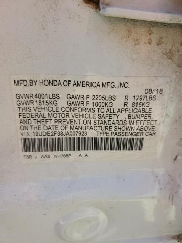 19UDE2F38JA007923 Acura Ilx Base Watch Plus