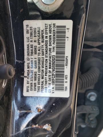19XFC2F74GE092023 Honda CIVIC EX