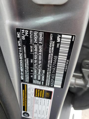 4JGDF6EE1HA779448 Mercedes-Benz Gls 450 4matic