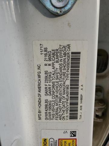1HGCV1F40JA051963 Honda ACCORD EX
