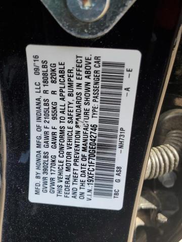 19XFC1F70GE042746 Honda CIVIC EXL