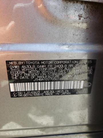 JTHBA1D27G5016974 Lexus IS 200T