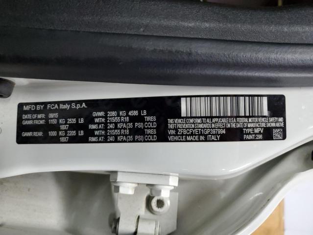 ZFBCFYET1GP397994 Fiat 500x Trekking Plus