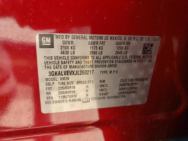 3GKALVEVXJL260217 GMC Terrain Slt