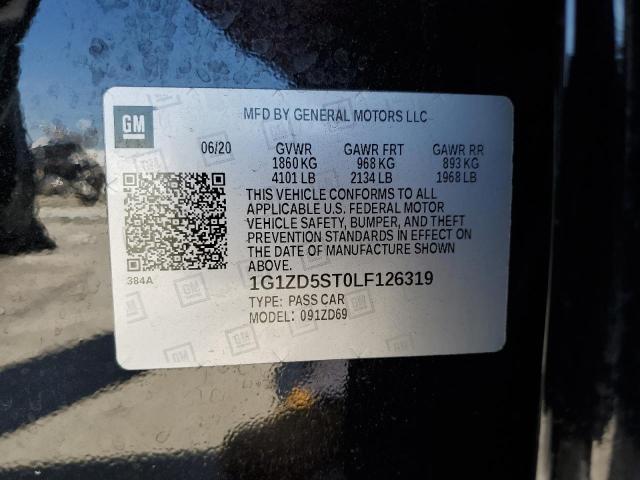 1G1ZD5ST0LF126319 Chevrolet MALIBU LT