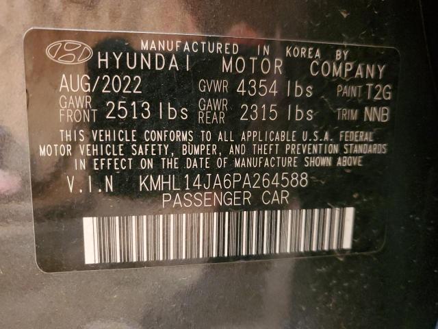 KMHL14JA6PA264588 Hyundai SONATA SEL