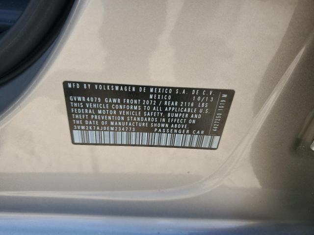 3VW2K7AJ0EM234773 Volkswagen JETTA BASE