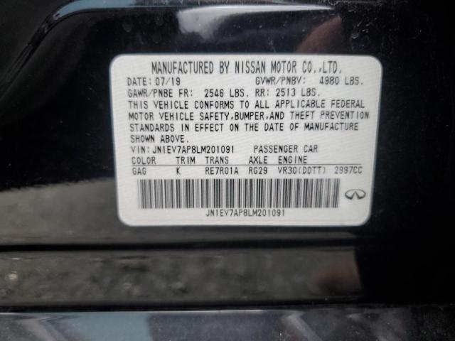 JN1EV7AP8LM201091 Infiniti Q50 PURE