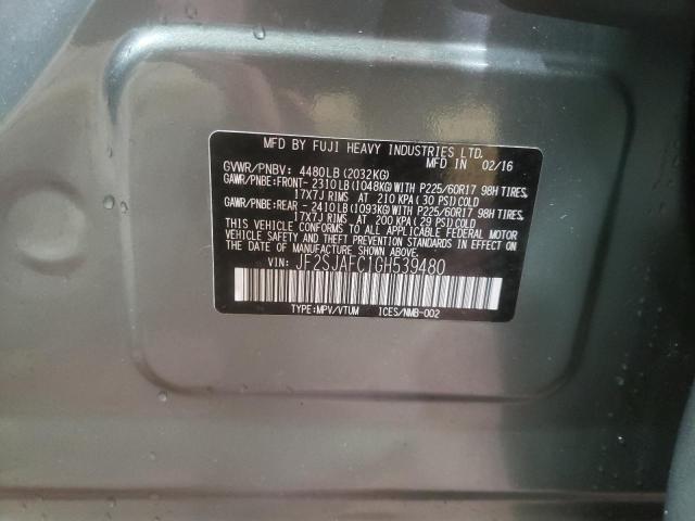 JF2SJAFC1GH539480 Subaru Forester 2.5i Premium