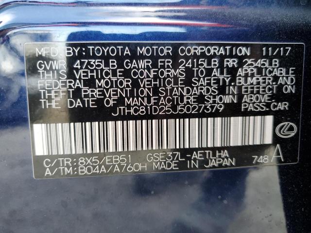 JTHC81D25J5027379 Lexus IS 300