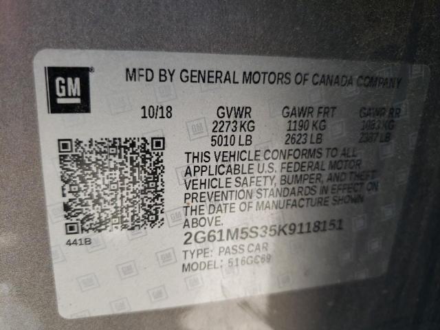 2G61M5S35K9118151 Cadillac XTS LUXURY