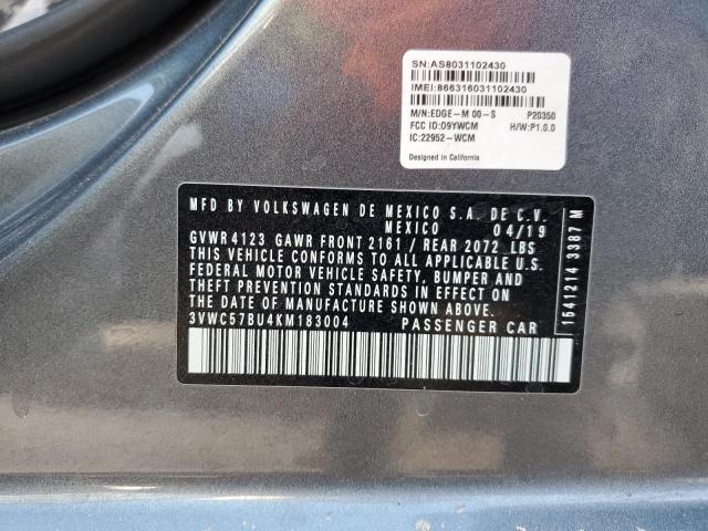 3VWC57BU4KM183004 Volkswagen JETTA S