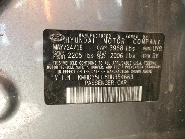 KMHD35LH8HU354663 Hyundai ELANTRA GT
