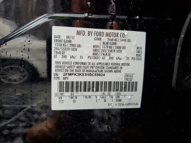 2FMPK3K83HBC69824 Ford Edge Titanium