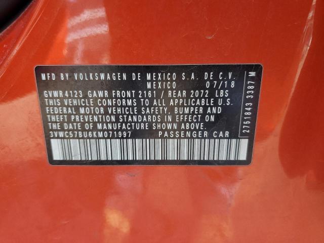 3VWC57BU6KM071997 Volkswagen JETTA S