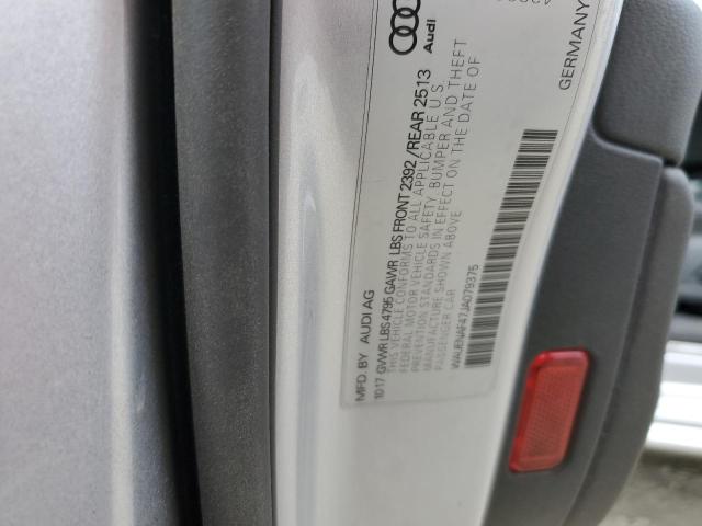 WAUENAF47JA079375 Audi A4 Premium Plus