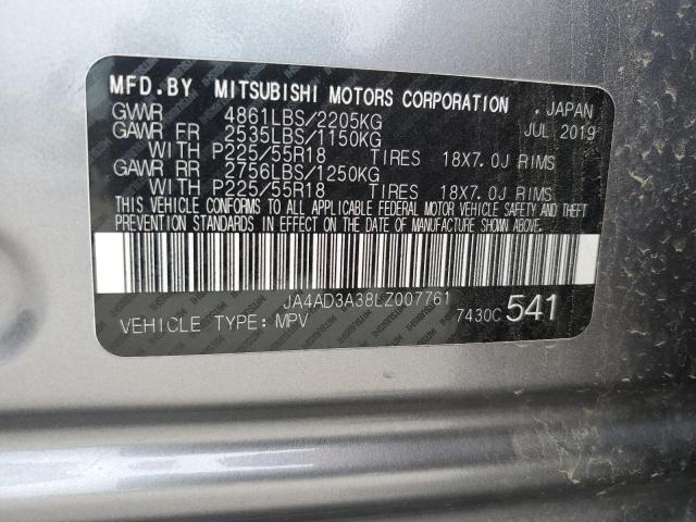 JA4AD3A38LZ007761 Mitsubishi Outlander Se
