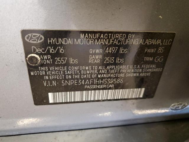 5NPE34AF1HH539586 Hyundai Sonata Sport