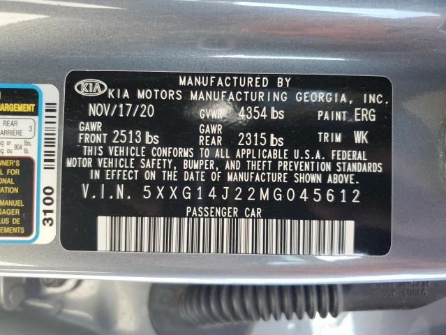5XXG14J22MG045612 KIA K5 LXS