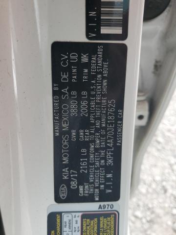 3KPFL4A70JE187625 KIA FORTE LX