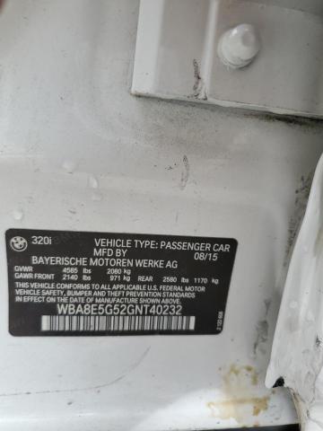 WBA8E5G52GNT40232 BMW 320 XI