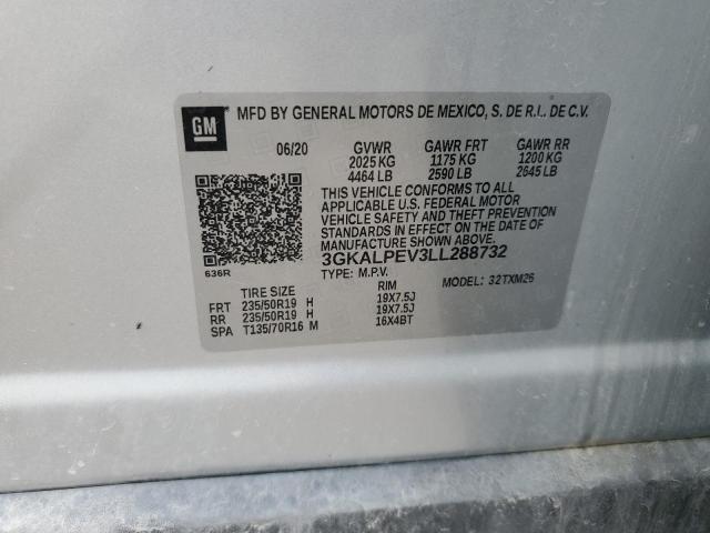 3GKALPEV3LL288732 GMC Terrain Slt