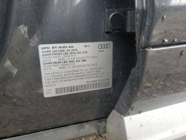 WA1BNAFY0J2041385 Audi Q5 Premium Plus