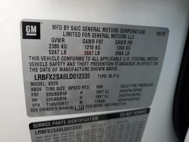 LRBFX2SA8LD012335 Buick Envision Essence