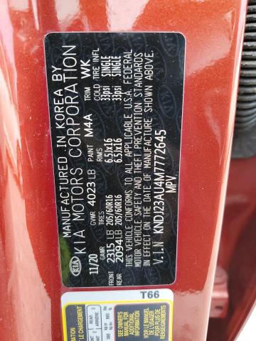 KNDJ23AU4M7772645 KIA SOUL LX