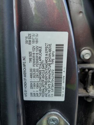 5J8TB4H70HL016372 Acura Rdx Advance