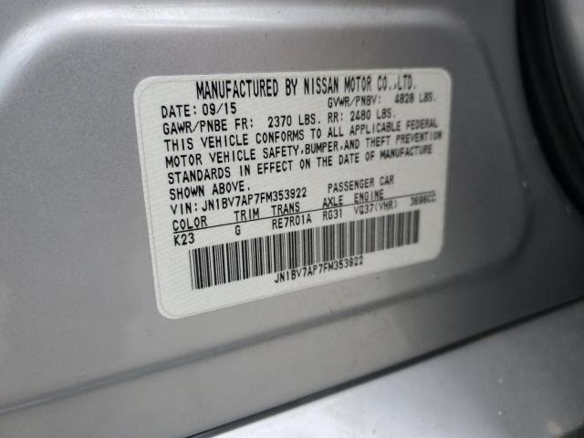 JN1BV7AP7FM353922 Infiniti Q50 BASE