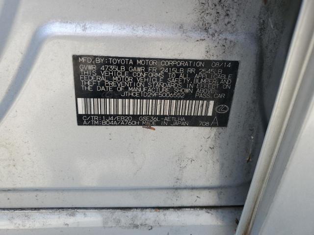 JTHCE1D29F5006552 Lexus IS 350