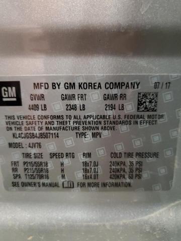 KL4CJGSB4JB507114 Buick Encore Essence