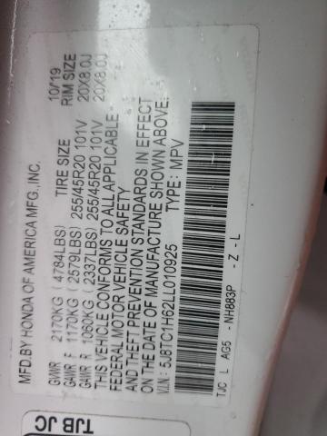 5J8TC1H62LL010925 Acura Rdx A-spec