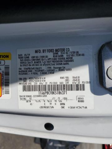 1FA6P8CF8K5186371 Ford MUSTANG GT