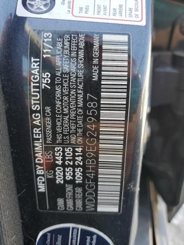 WDDGF4HB9EG249587 Mercedes-Benz C 250
