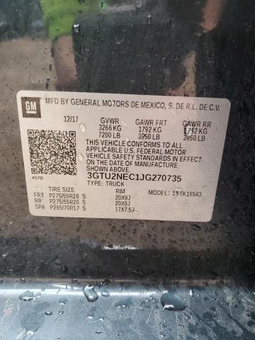3GTU2NEC1JG270735 GMC Sierra K1500 Slt