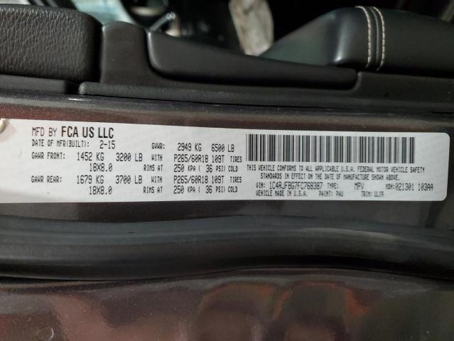 1C4RJFBG7FC768387 Jeep Grand Cherokee Limited