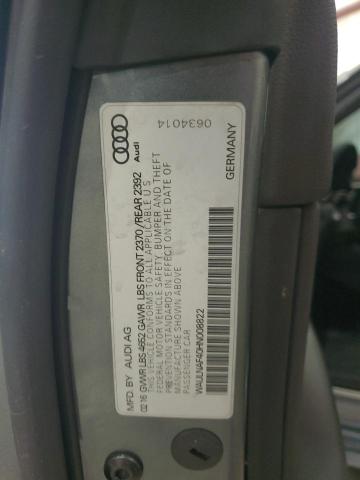 WAULNAF40HN008822 Audi A4 Premium Plus