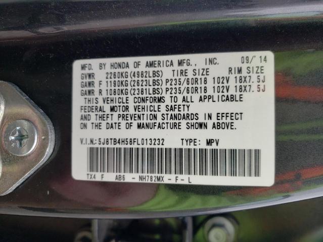 5J8TB4H58FL013232 Acura Rdx Technology