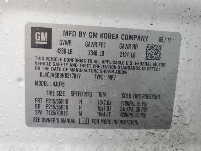 KL4CJASB9HB217877 Buick Encore Preferred