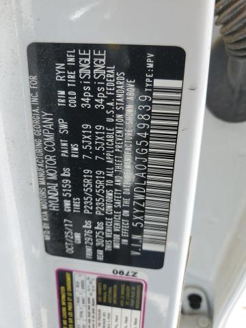 5XYZWDLA0JG549839 Hyundai SANTA FE SPORT