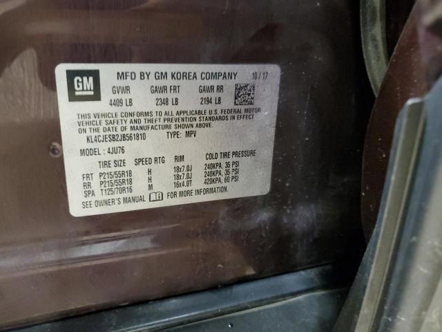 KL4CJESB2JB561810 Buick Encore Preferred