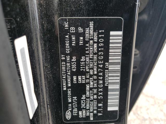 5XXGM4A74EG319011 KIA Optima Lx
