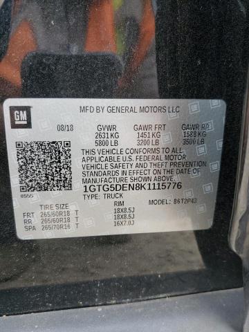 1GTG5DEN8K1115776 GMC CANYON SLT