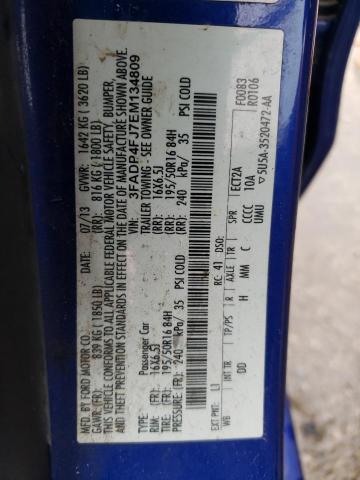 3FADP4FJ7EM134809 Ford Fiesta Titanium