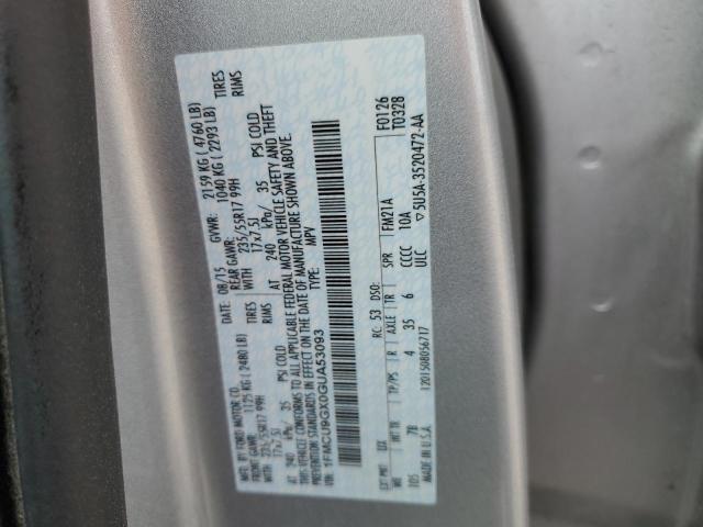 1FMCU9GX0GUA53093 Ford ESCAPE SE