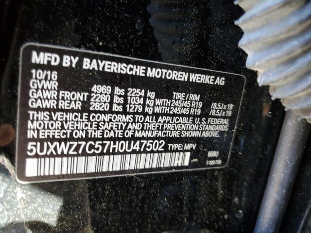 5UXWZ7C57H0U47502 BMW X3 Sdrive28i
