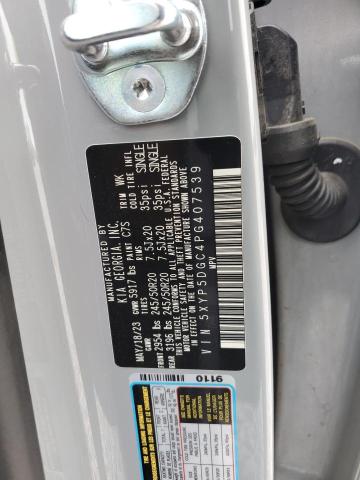 5XYP5DGC4PG407539 KIA Telluride Sx
